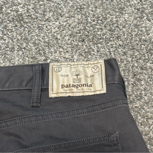 Men’s 40x32 Patagonia Iron Clad Gray Straight Pants Outdoor Hiking - Picture 3 of 8